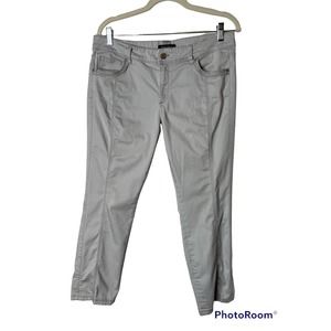 White House Black Market Pants in Gray Slim Crop Size 10